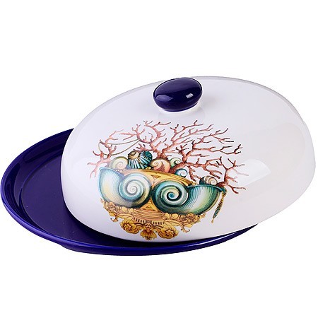 Блюдо д/блинов с крышкой 23,8х23,8х9,7см 2пр Страна чудес дол LR (30818)