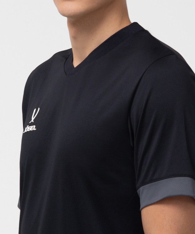Футболка игровая JÖGEL DIVISION PerFormDRY Union Jersey, черный/темно-серый/белый (1751637)