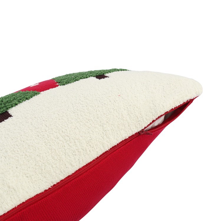 Подушка вязаная с новогодним рисунком festive wood из коллекции new year essential, 40x60 см (79348)