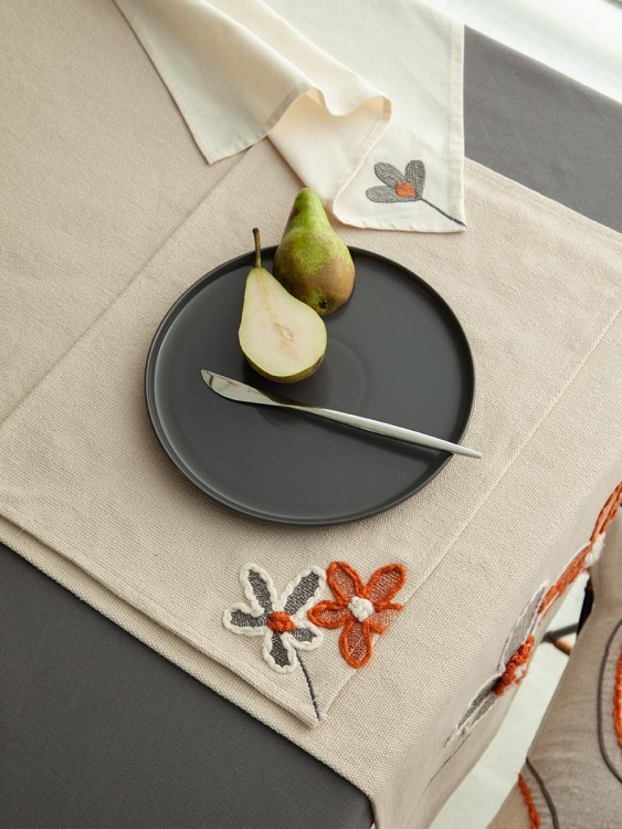 Салфетка сервировочная stone flowers из коллекции ethnic, 45х45 см (79781)