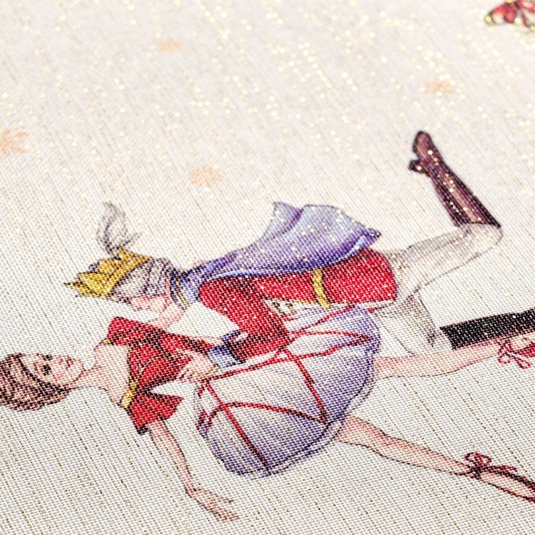 Скатерть  d185 cm круглая, "щелкунчик" цвет: бежевый, tm lefard, полиэстер 100% Lefard (986-002-25)