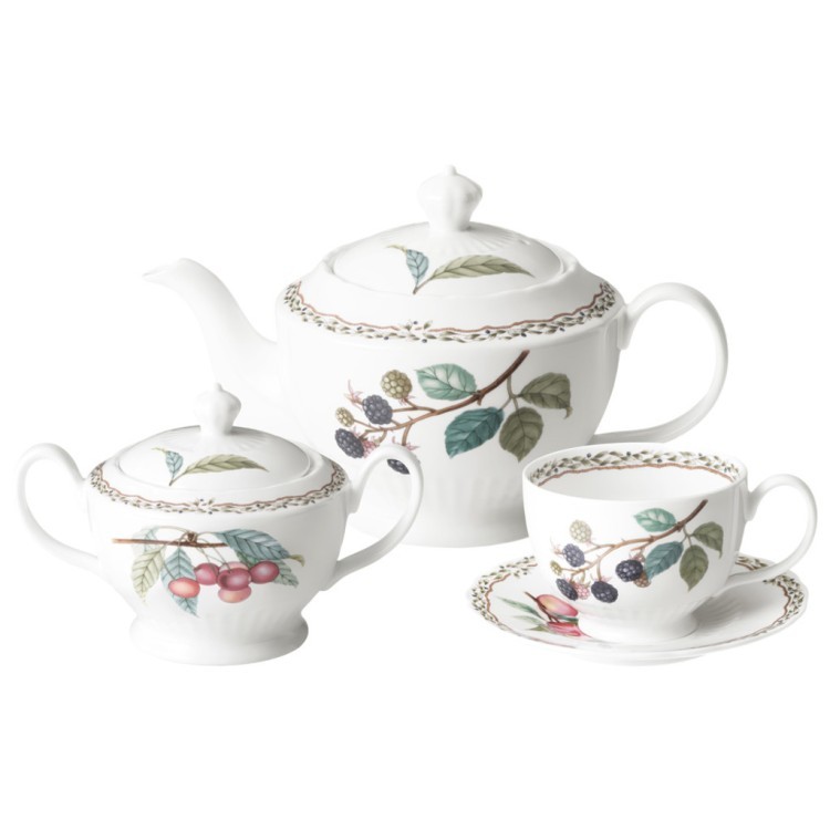 Чайный сервиз lefard "fruit garden" на 6 пер. 14 пр. 800/350/260 мл Lefard (590-641)