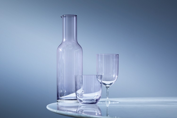 Набор из 2 бокалов для воды и вина hint 400 мл фиолетовый (61318)