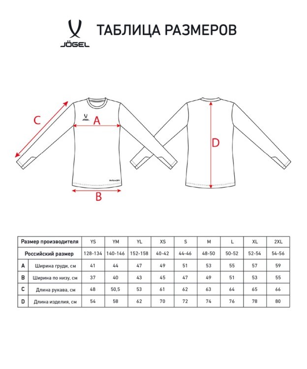 Свитер вратарский JOGEL DIVISION PerFormDRY GK Splash, желтый (2126289)