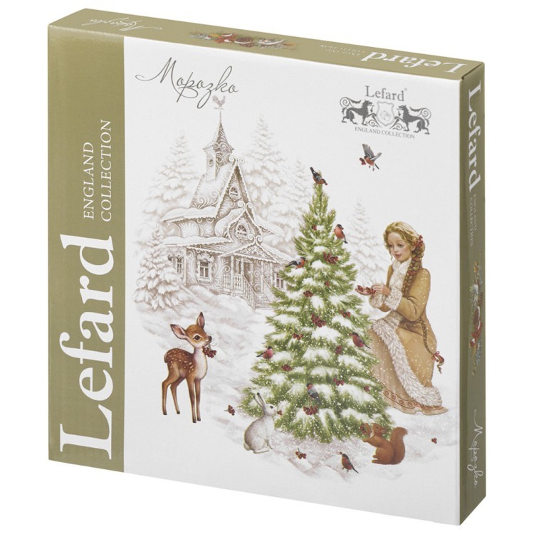 Тарелка закусочная lefard "морозко" 20,5 см  (85-2037-11) 
