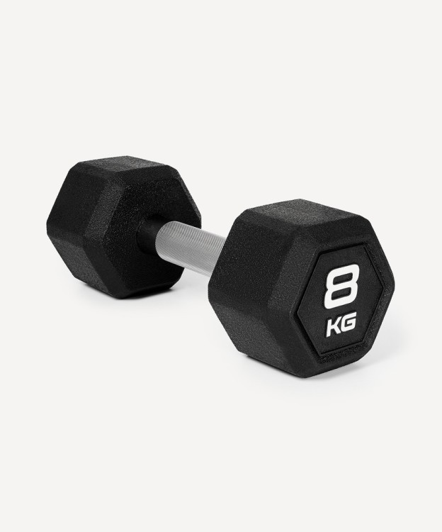 Гантель гексагональная DB-301PRO 8 кг, обрезиненная, черный (2115111) Гантель гексагональная DB-301PRO 8 кг, обрезиненная, черный (2115111)