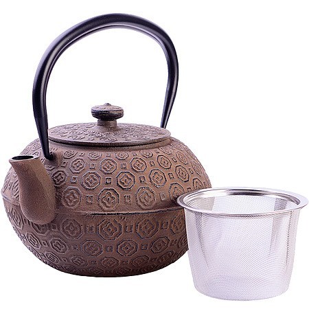 Чайник заварочный с крышкой с фильтром 1,18л 3пр чугун Mayer&Boch (40529)