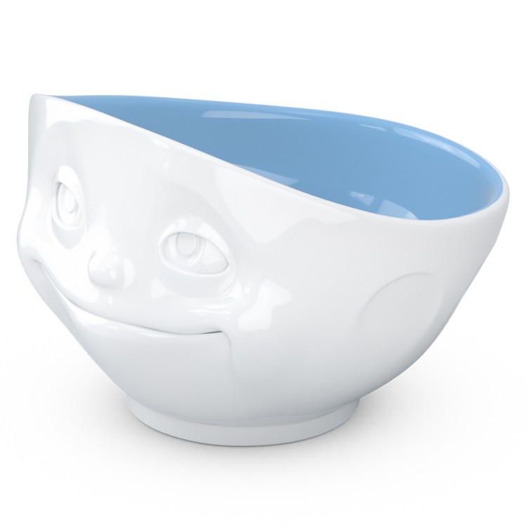 Чаша dreamy, 500 мл, белая/голубая (73889)