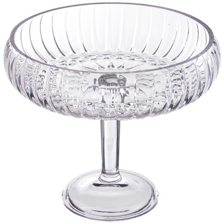 Блюдо на ножке, 24х16 см Alegre Glass (337-100)