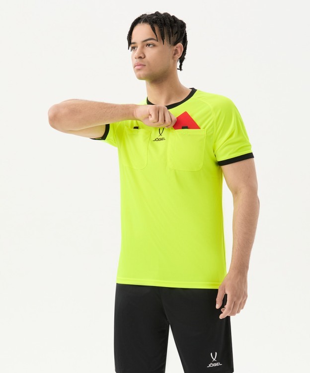 Футболка судейская JÖGEL Referee tee, желтый (1745027)
