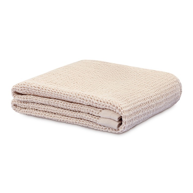 Полотенце для рук из умягченной вафли кремового цвета из коллекции essential, 50x90 см (79188)