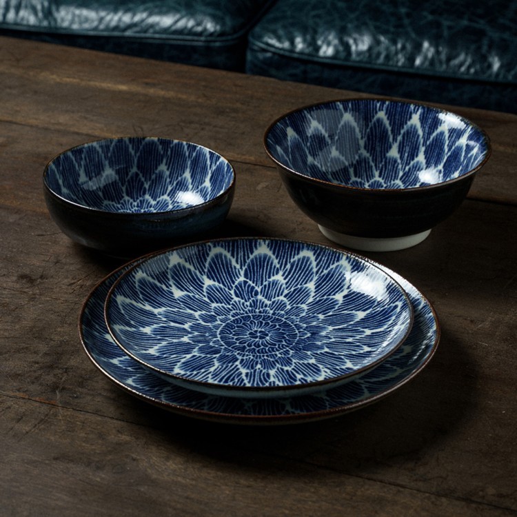 Тарелка 18889, 25, фарфор, blue, TOKYO DESIGN Тарелка 18889, 25, фарфор, blue, TOKYO DESIGN