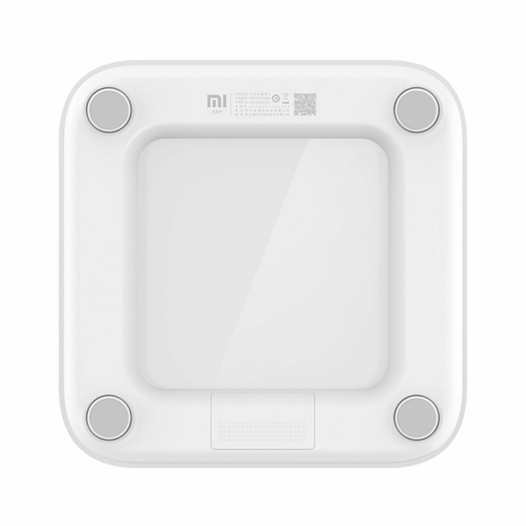 Весы напольные XIAOMI Mi Smart Scale 2 электронные до 150 кг квадрат стекло белые 456461 (1) (94194)
