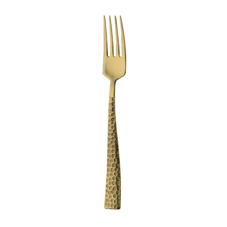 Вилка столовая 1TG00002, нержавеющая сталь 18/10, PVD, gold, PINTINOX