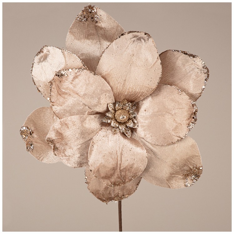 Цветок искусственный "пуансетия" диаметр=28 см. Lefard (226-1039)