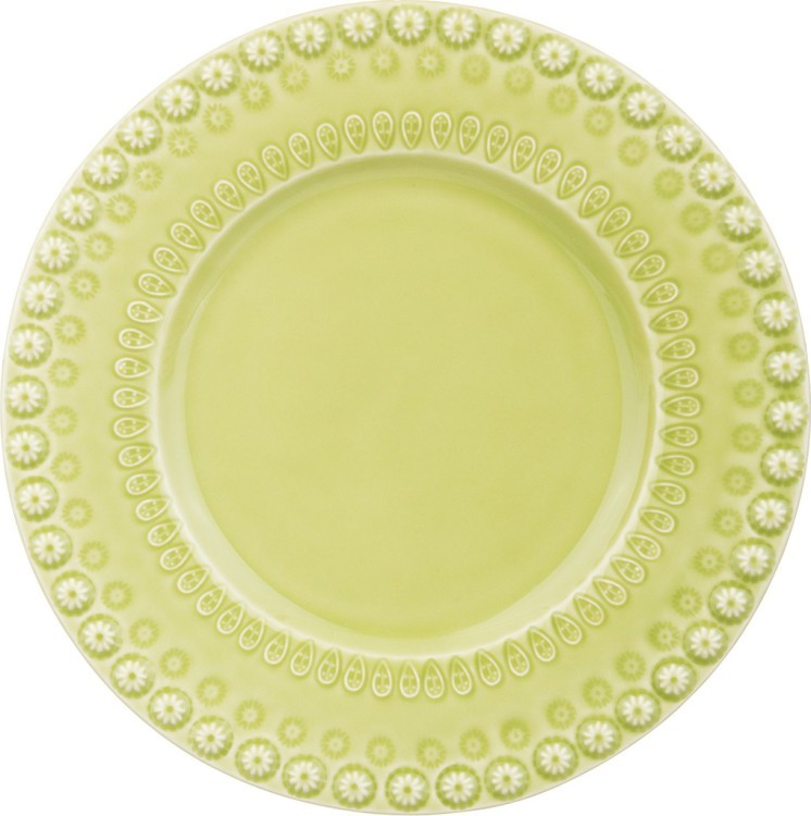 Тарелка "фантазия" зеленая диаметр=22 см.без упаковки Bordallo Pinheiro (672-203)