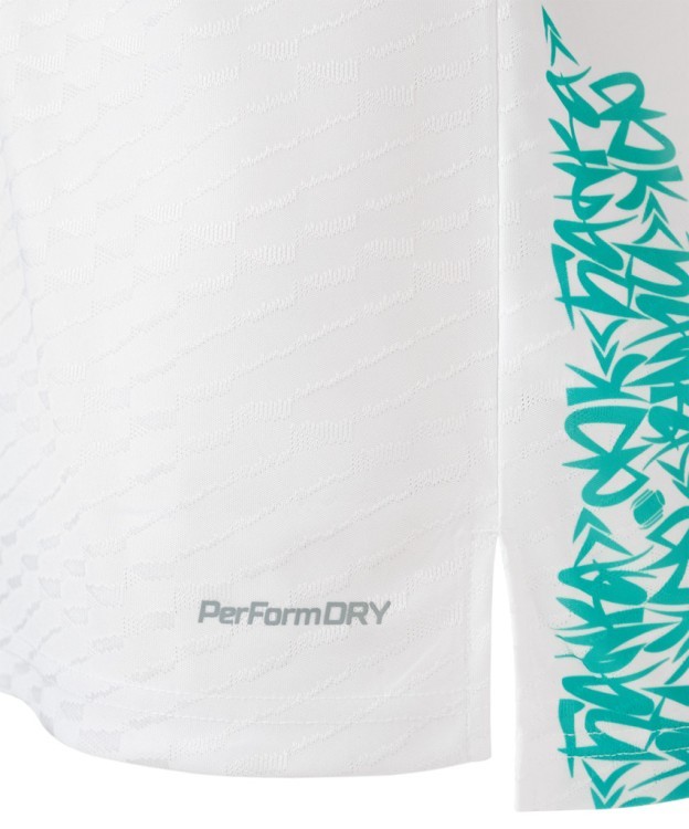 Футболка игровая JOGEL AMKAL PerFormDRY Jersey, белый/бирюзовый (2119369)