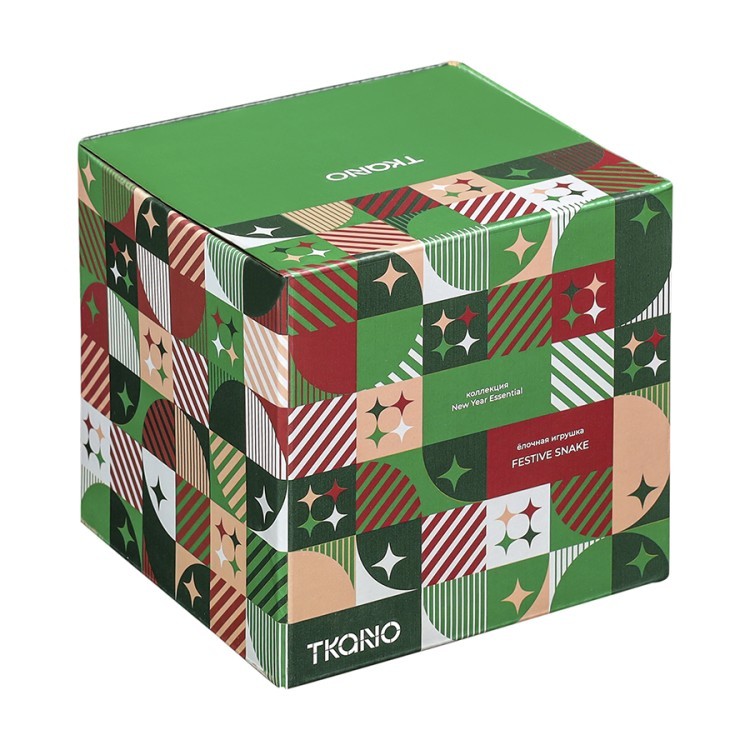 Ёлочная игрушка festive snake из коллекции new year essential (78269) Ёлочная игрушка festive snake из коллекции new year essential (78269)