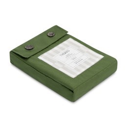 Набор наволочек из перкаля травянисто-зеленого цвета из коллекции stripes, 70х70см (80918)