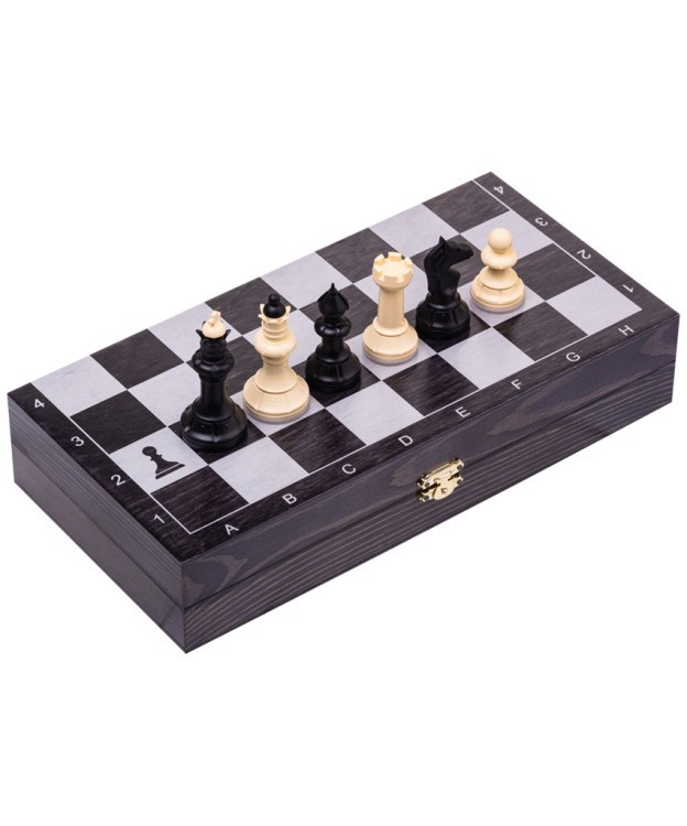 Игра 3 в 1 "Классика" дорожная, черно-серебряный, 100-12 (565822)