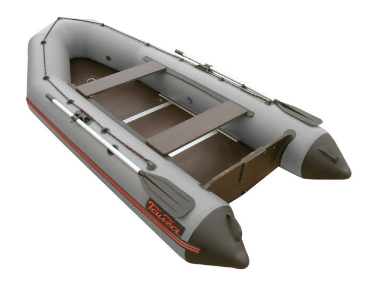 Надувная лодка Лидер Тайга-320 (под мотор 8-10 л.с., серая) (55333)