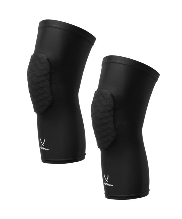 Наколенники баскетбольные с защитой JOGEL ScalePad Knee Sleeves, черный (2119433)