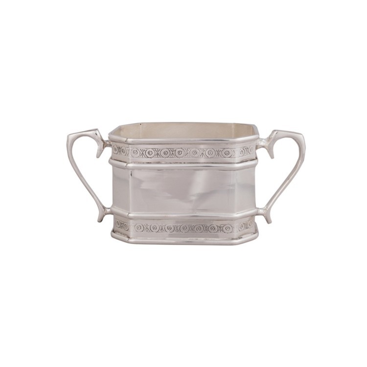 Сахарница 9105, никель, посеребрение, silver plated, ROOMERS TABLEWARE