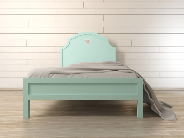 Кровать в стиле Прованс Adelina в мятном цвете DM1012ETGМ-ET