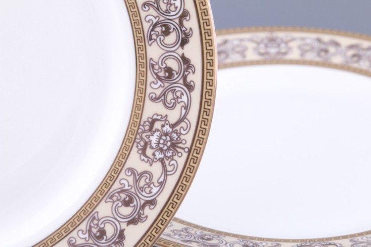 Набор тарелок десертных из 6 шт,диаметр=20 см. Porcelain Manufacturing (133-172) 