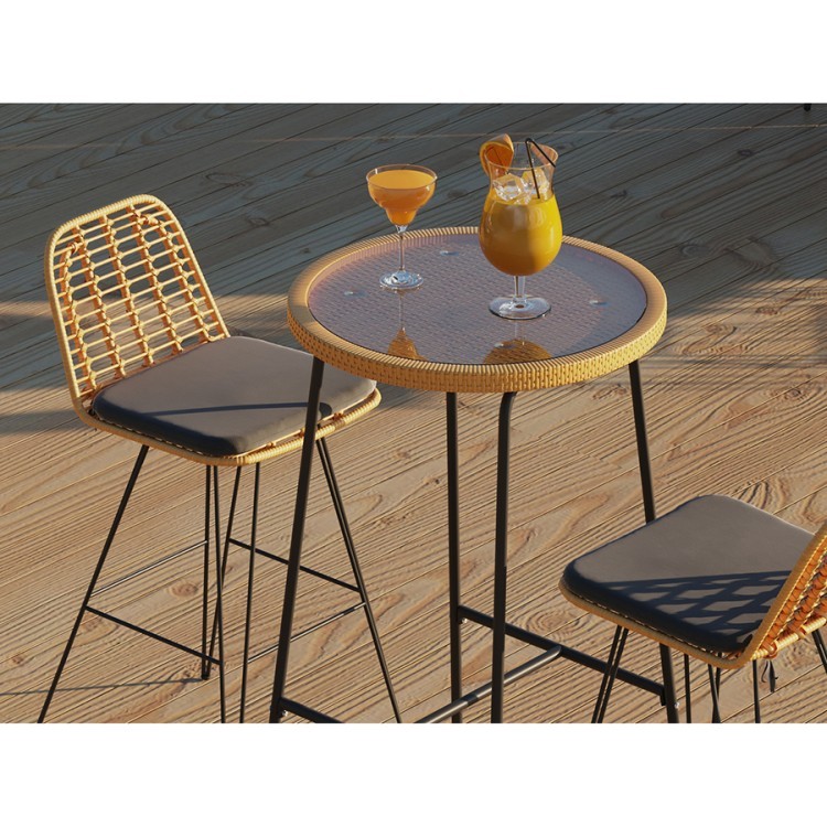 Стул барный vetle flat, ротанг (75831)