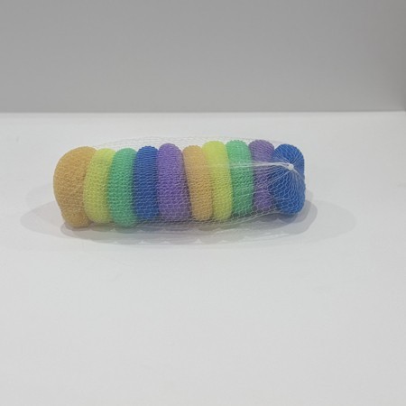 Губка - мочалка для посуды 10 шт (01-01)