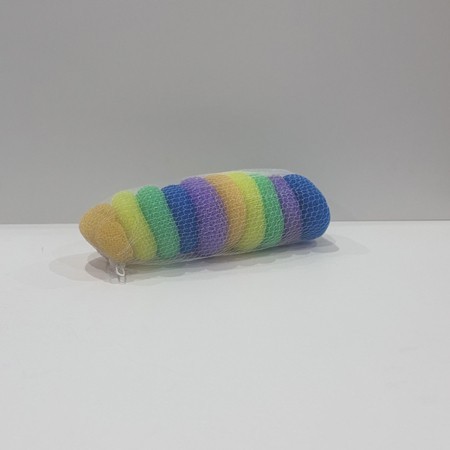 Губка - мочалка для посуды 10 шт (01-01)