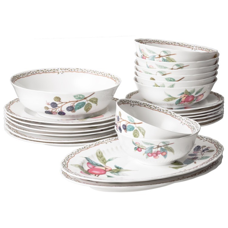 Сервиз обеденный lefard "fruit garden" на 6 пер. 23 пр. Lefard (590-651)