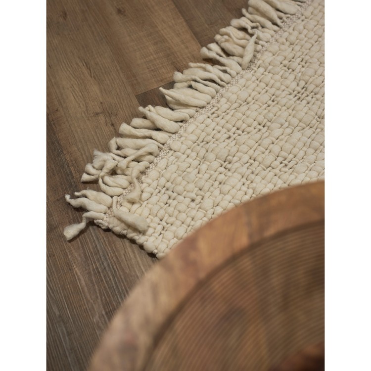 Ковер из буклированной новозеландской шерсти из коллекции ethnic, 70х160 см (77513)