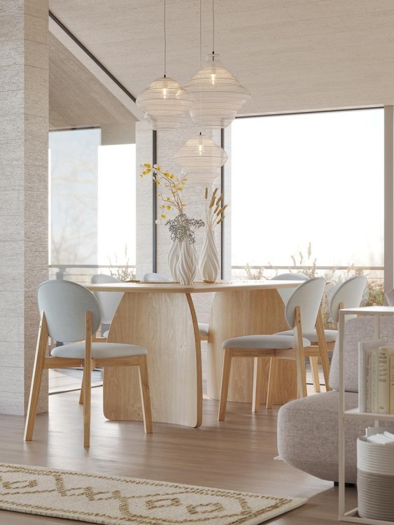 Ваза для сухоцветов printed art, wave, 32 см (78181)