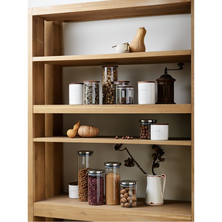 Банка керамическая для хранения чая, 650 мл, белая (70323)