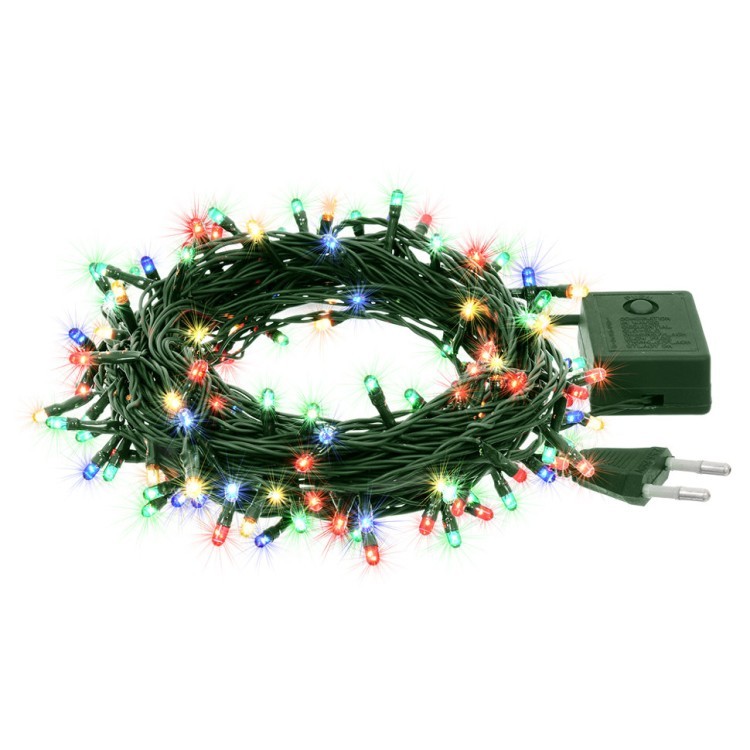 Светодиодная гирлянда для дома (мультиколор) Vegas Нить 50 LED, 5 м, 220V 55056 (64438) Светодиодная гирлянда для дома (мультиколор) Vegas Нить 50 LED, 5 м, 220V 55056 (64438)
