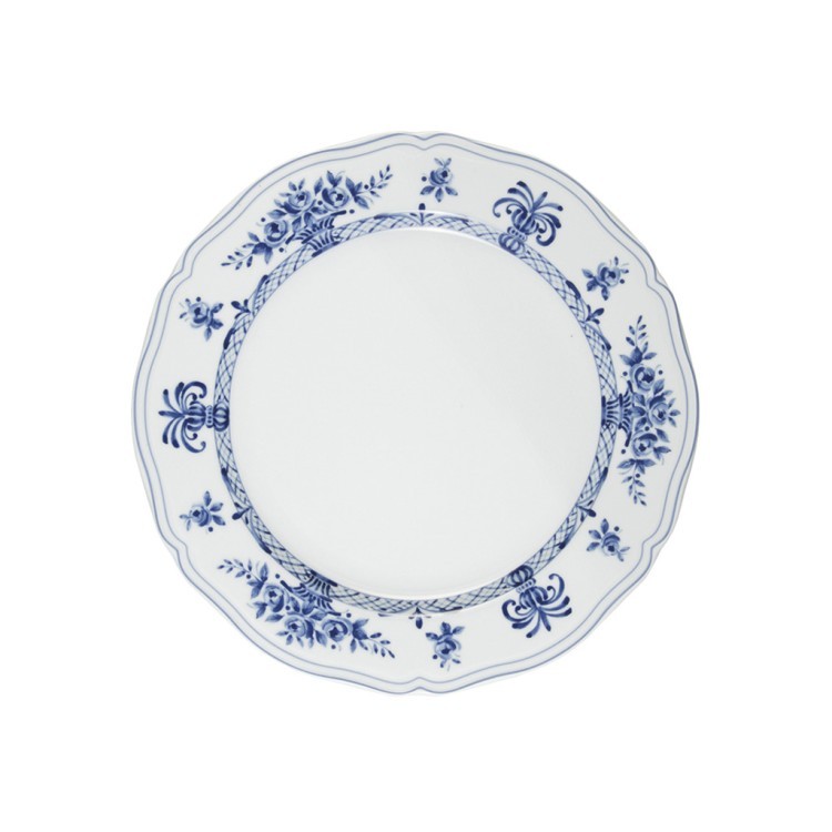 Тарелка LANT032BL003265СНЯТО, 26.5, фарфор, white, blue, LE COQ