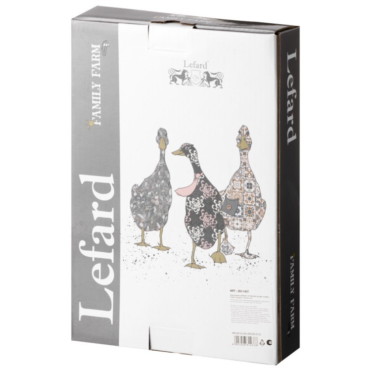 Блюдо с ручками lefard "family farm" квадрат. 25,5*18*4 см Lefard (263-1437)