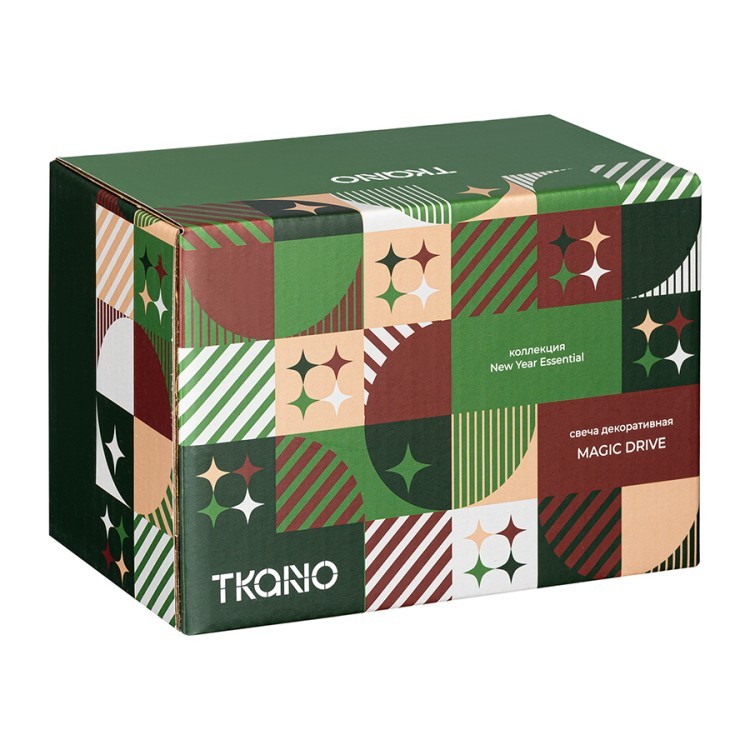 Свеча декоративная magic drive из коллекции new year essential, 10,5 см (78355)