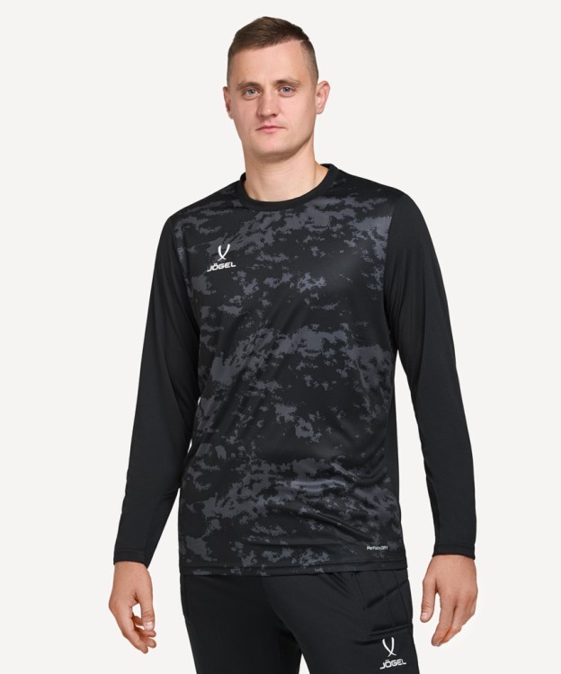Свитер вратарский JOGEL DIVISION PerFormDRY GK Splash, черный (2105539)