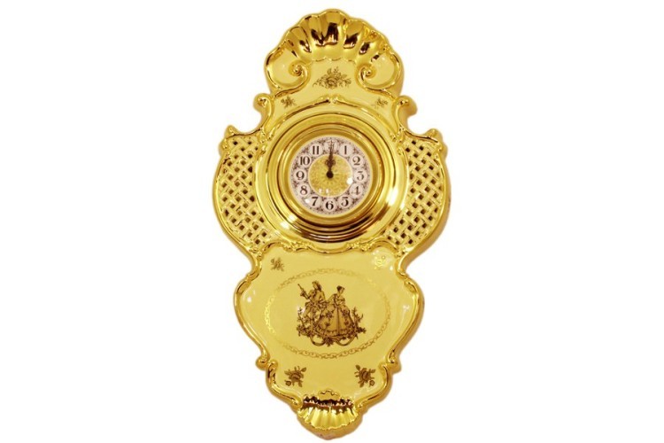 Часы настенные 56х31см  Свидание Bruno Costenaro ( BC-689_CO-AL )