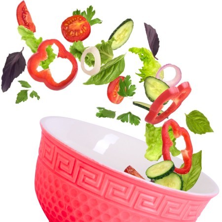 Салатница 300мл 2шт LR КРАСНЫЙ (31547-2)