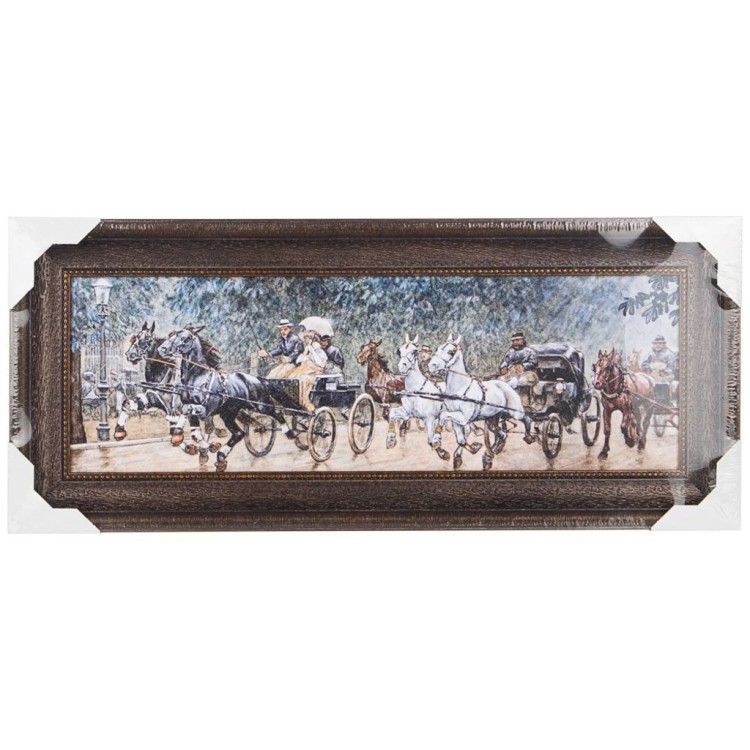 Картина в раме "венге с бронзой" 20*60 см Lefard (541-263)