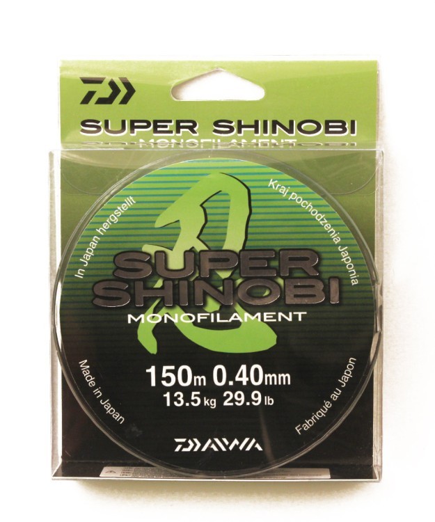Леска Daiwa Super Shinobi 150м 0,40мм (13,5кг) светло-зеленая (62274)