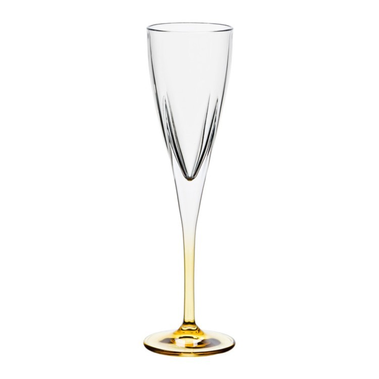 Набор бокалов для шампанского из 6шт."фьюжн колорс" 175 мл. высота=23 см. RCR (305-128)
