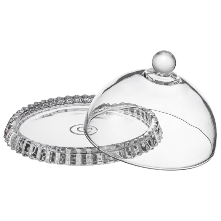 Блюдо сервировочное "crystality" с крышкой, 20*12 см Lefard (345-514)