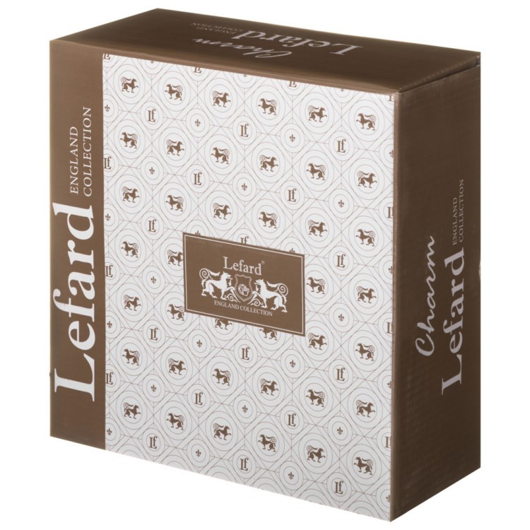 Блюдо двухъярусное lefard "charm" 19*2,5 см/26*2,5 см (с золотой линией) Lefard (779-358)