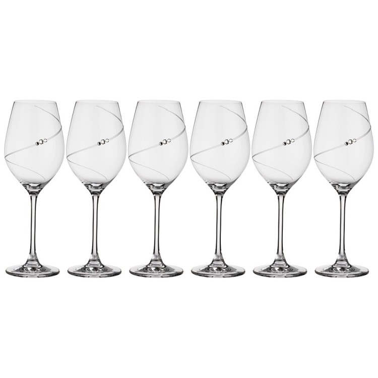 Набор бокалов для белого вина  из 6  штук "силуэт" 360 мл Diamant (681-105)