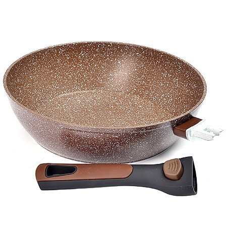 Сковорода 24 см мрам.покр. съем.руч.MB (40405)